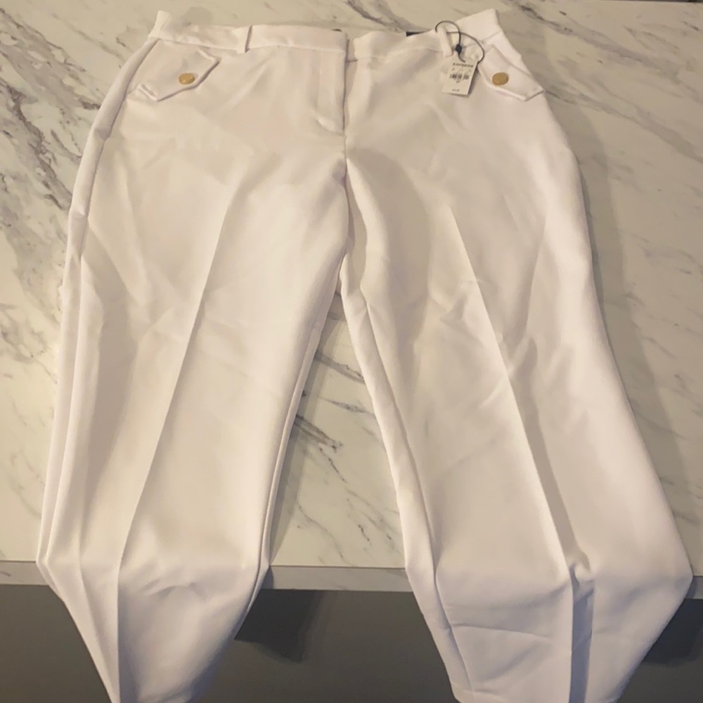 White dress pants